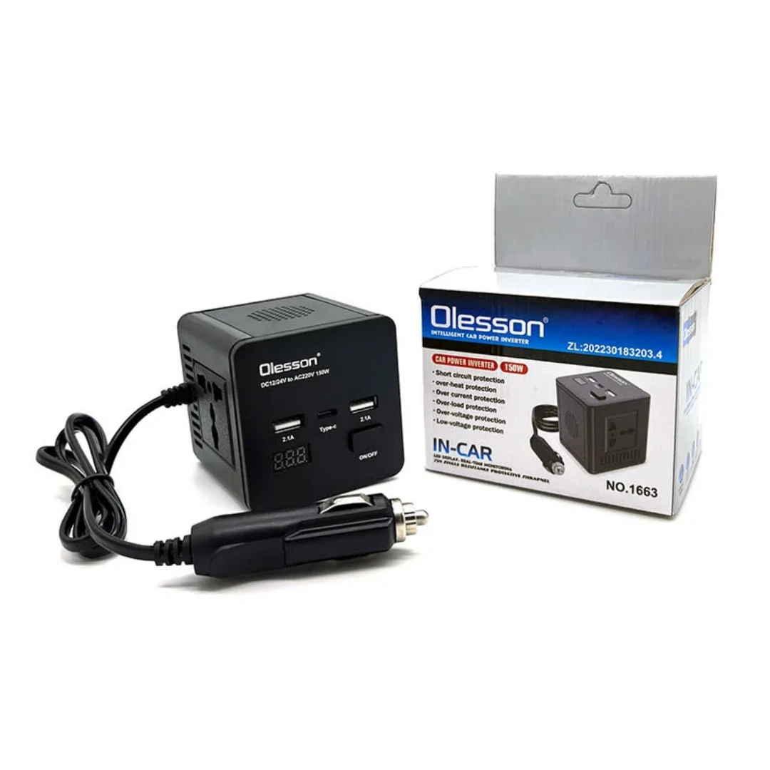 Car charger inverter 150w