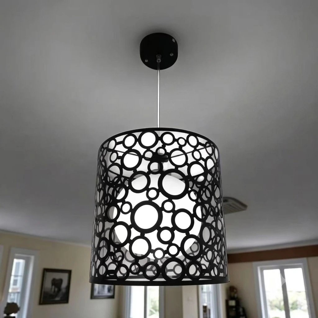 BayerLux black pendant light