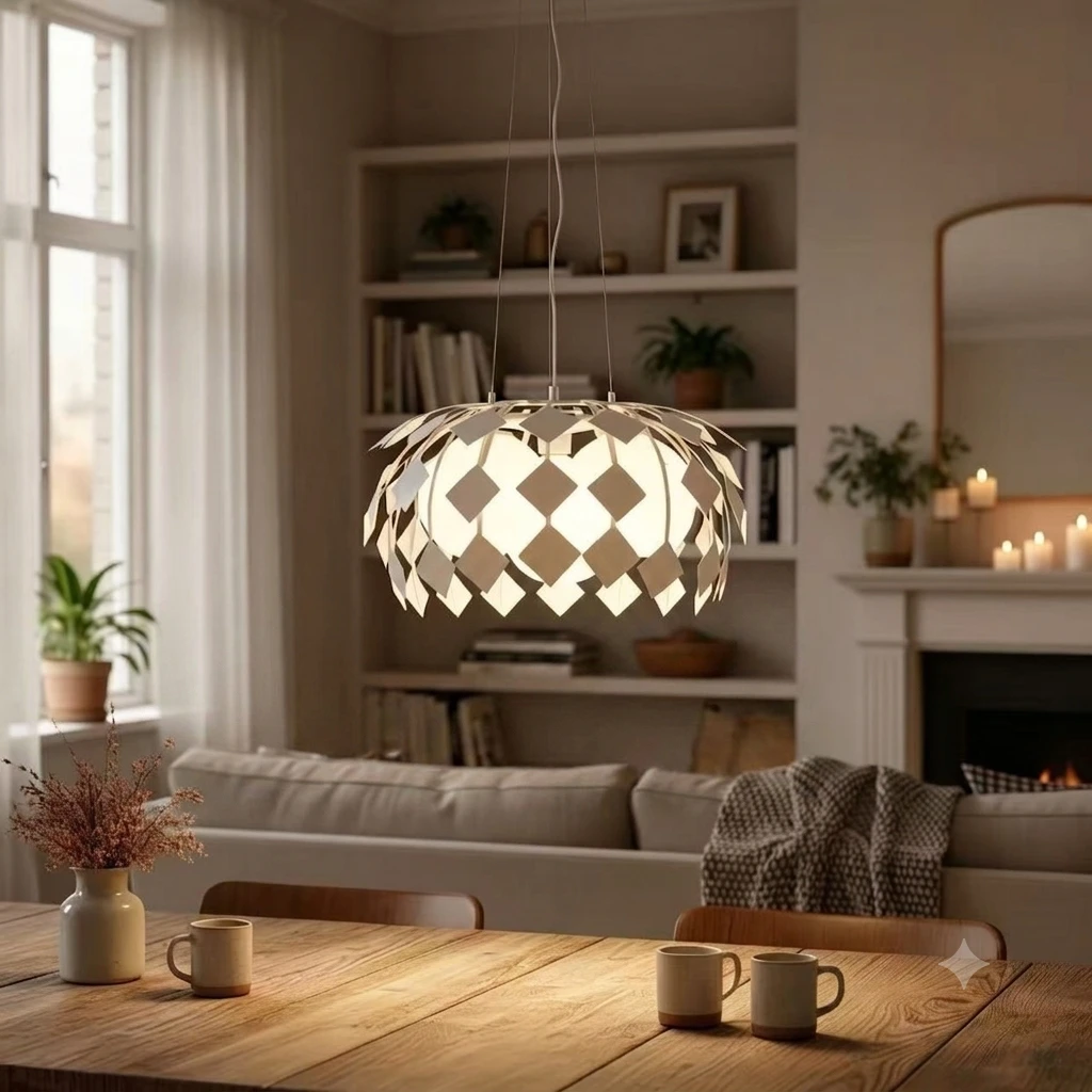 Geometric pendant light