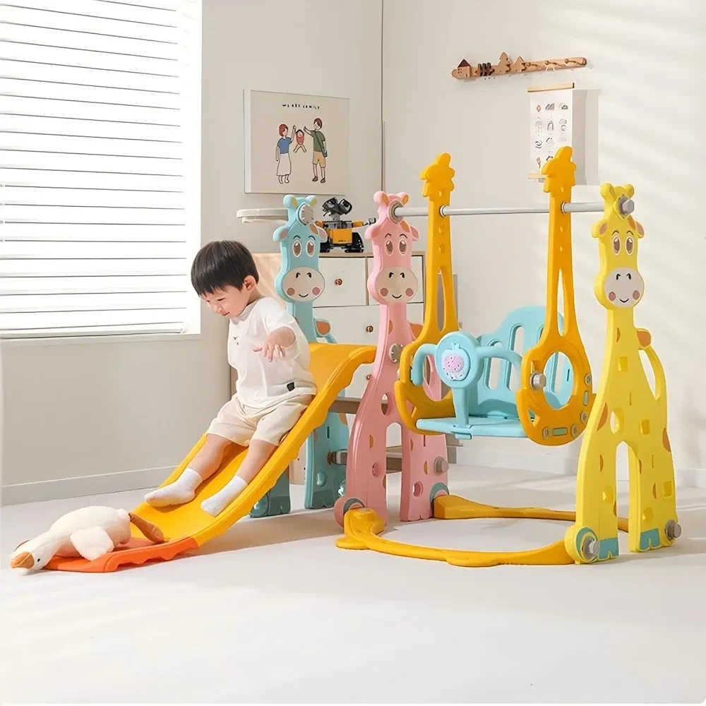 Toddler Slide for Kids Age 2 3 4 5 6 7 8 9，Loverly Baby Slide and Swing for Kids Outdoor Indoor 3-10 Year Old，Home Toy Game for Boys and Girls(A1)