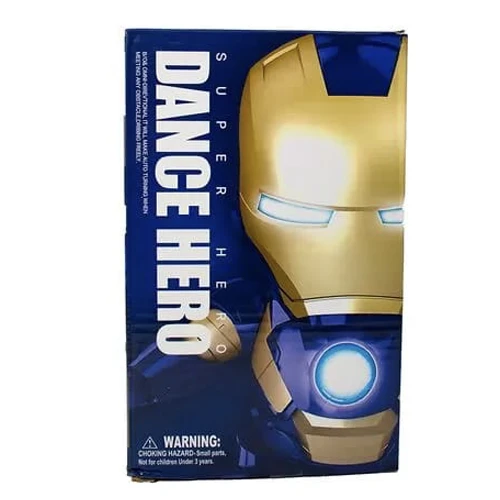 Super Hero Dance Head Iron Man - Marvel Toybox Action Figure
