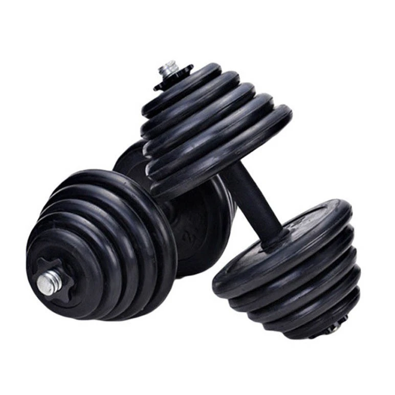 Dumbbell Set 30kg, 20Kg , 15Kg Rubber Dumbbell Set 2x 15kg