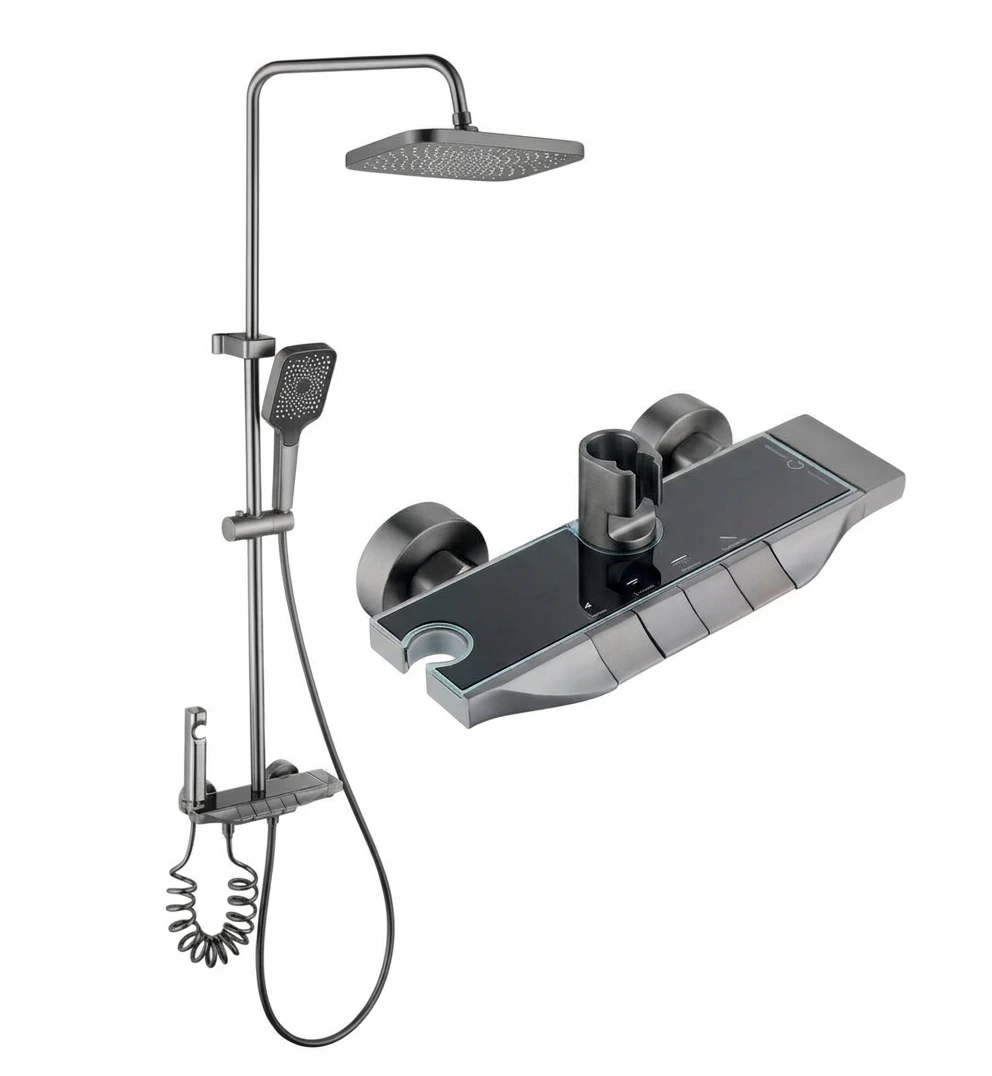 Modern Multifunctional Shower System - Rain & Waterfall