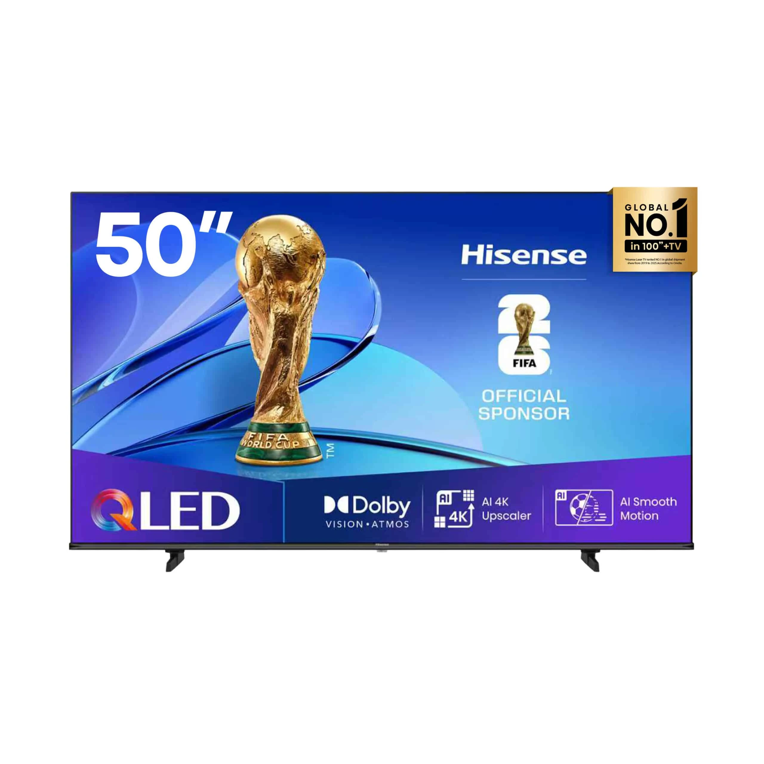 Hisense 50Q6Q | 50″ QLED 4K 60Hz VIDAA Smart TV
