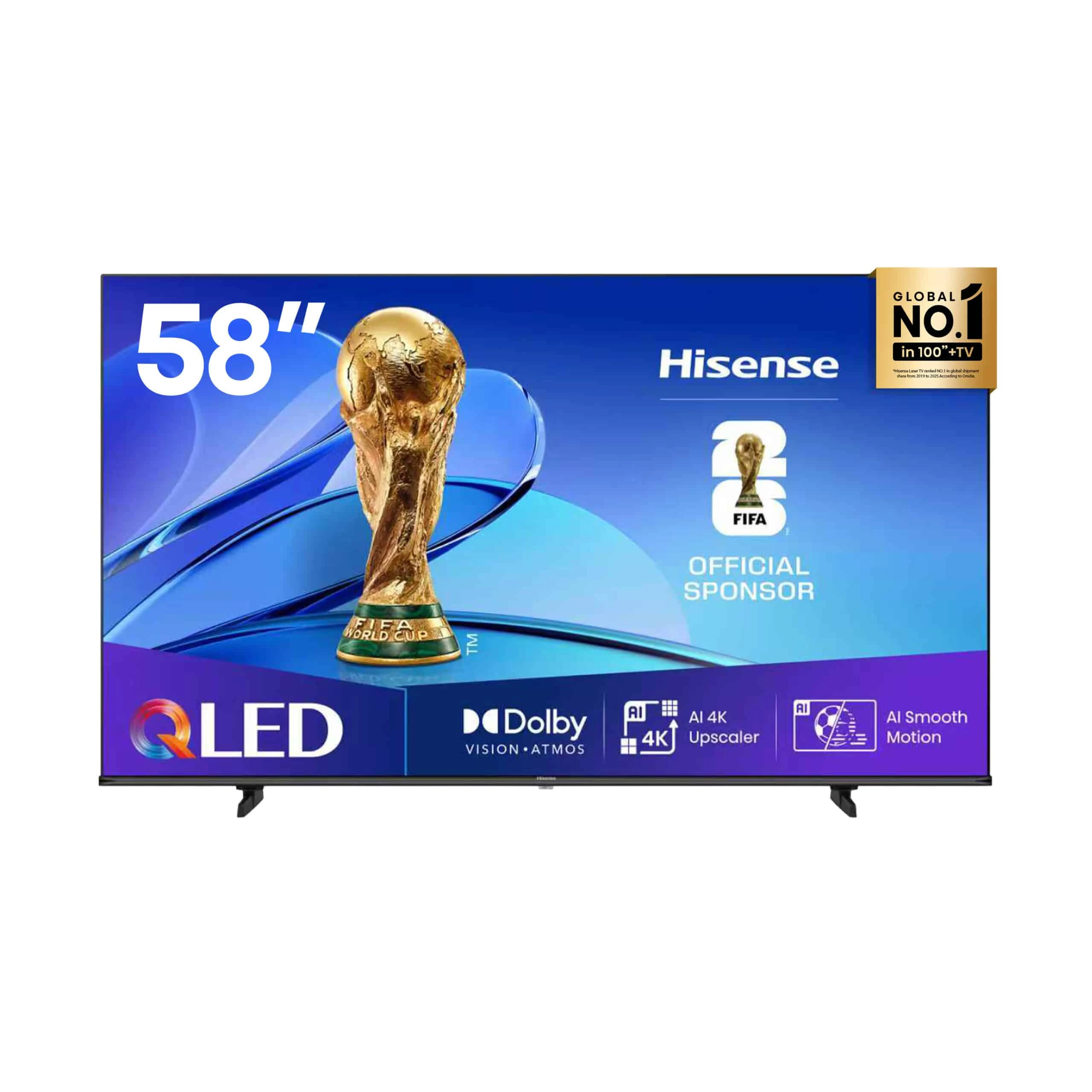 Hisense 58Q6Q | 58″ QLED 4K 60Hz VIDAA Smart TV