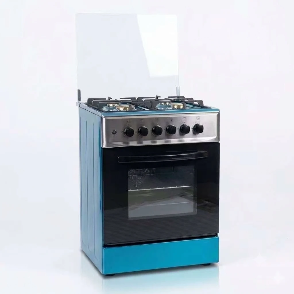 4-Gas Plates with  Powered Instant Oven Stove