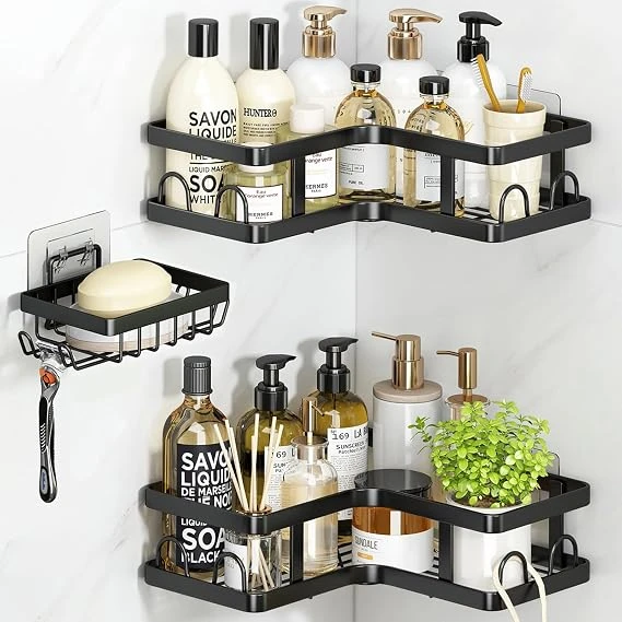 Corner Shower Caddy Organiser Rack Accessories