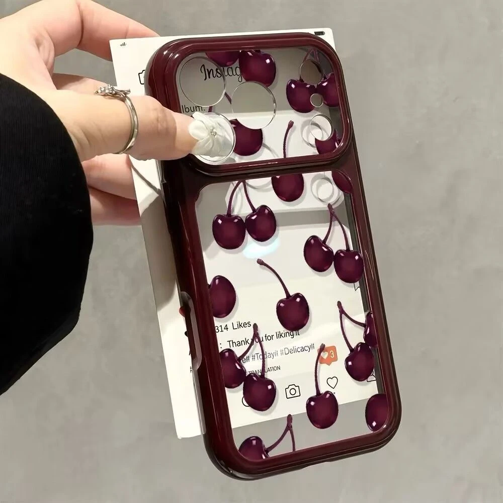 Red Cherry Starry Sky case for iPhone